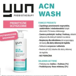 Yun ACN Wash, prebiotyczny żel oczyszczający do mycia twarzy, 150 ml