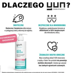 Yun ACN Wash, prebiotyczny żel oczyszczający do mycia twarzy, 150 ml