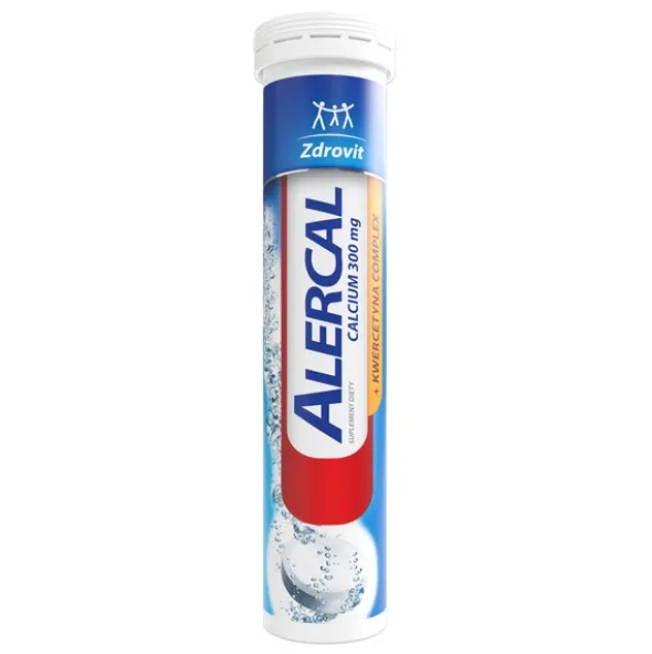 Zdrovit Alercal Calcium + Kwercetyna Complex, tabletki musujące, 20 szt.