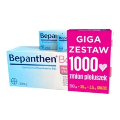 Zestaw Bepanthen Baby, maść ochronna, 200 g + 30 g + 3,5 g