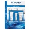 Zestaw Bioderma Atoderm, krem odżywczy, 40 ml + balsam do ust, 15 ml + krem do rąk i paznokci, ultraodżywczy, 50 ml