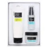 Zestaw Coxir Ultra Hyaluronic, Green Tea Clear pianka oczyszczająca, 150 ml + Ultra Hyaluronic ampułka, 50 ml + krem nawilżający, 50 ml