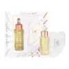 Zestaw Crystallove, serum do twarzy z kryształem górskim, 30 ml + płytka do masażu gua sha, 1 szt.