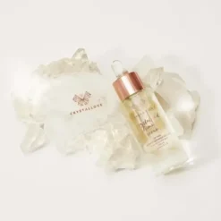 Zestaw Crystallove, serum do twarzy z kryształem górskim, 30 ml + płytka do masażu gua sha, 1 szt.