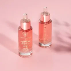 Zestaw Crystallove, serum, 30 ml + mgiełka z kwarcem różowym, 100 ml + kosmetyczka, 1 szt.