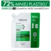 Zestaw Dercos DS, szampon przeciwłupieżowy, włosy suche, 390 ml + opakowanie uzupełniające, 390 ml