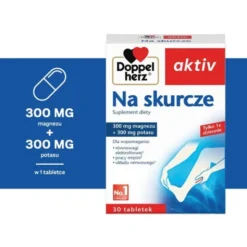 Zestaw Doppelherz aktiv Na skurcze, tabletki, 30 szt. + Doppelherz aktiv Magnez-B6 Forte 400, tabletki, 30 szt.