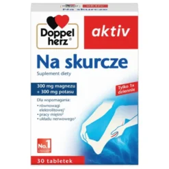 Zestaw Doppelherz aktiv Na skurcze, tabletki, 30 szt. + Doppelherz aktiv Magnez-B6 Forte 400, tabletki, 30 szt.