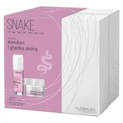 Zestaw FlosLek Laboratorium Snake, Essenza Reduktor wieku, 30 ml + Krem konturujący na dzień SPF 20, 50 ml