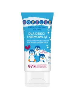 Zestaw Flos-lek Winter Care For Kids, Sopelek, krem ochronny dla dzieci i niemowląt, 40 ml + zimowa wazelina do ust, 10 g