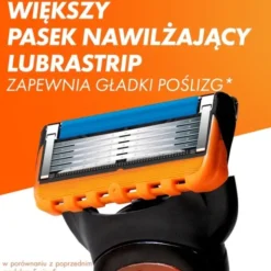 Zestaw Gillette, maszynka do golenia Fusion5 + Fusion, żel do golenia dla skóry wrażliwej, 200 ml