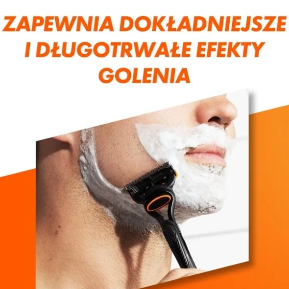 Zestaw Gillette, maszynka do golenia Fusion5 + Fusion, żel do golenia dla skóry wrażliwej, 200 ml