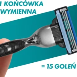 Zestaw Gillette, maszynka do golenia Mach3 + Series, oczyszczający żel do golenia, 75 ml