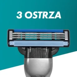 Zestaw Gillette, maszynka do golenia Mach3 + Series, oczyszczający żel do golenia, 75 ml