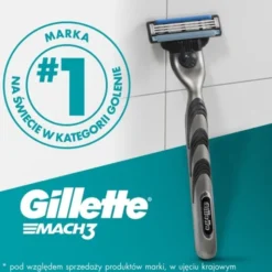 Zestaw Gillette, maszynka do golenia Mach3 + Series, oczyszczający żel do golenia, 75 ml