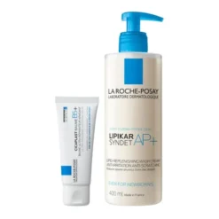 Zestaw La Roche-Posay, Cicaplast Baume B5+, balsam kojący, 40 ml + Lipikar Syndet AP+, krem myjący przeciw podrażnieniom skóry, 400 ml