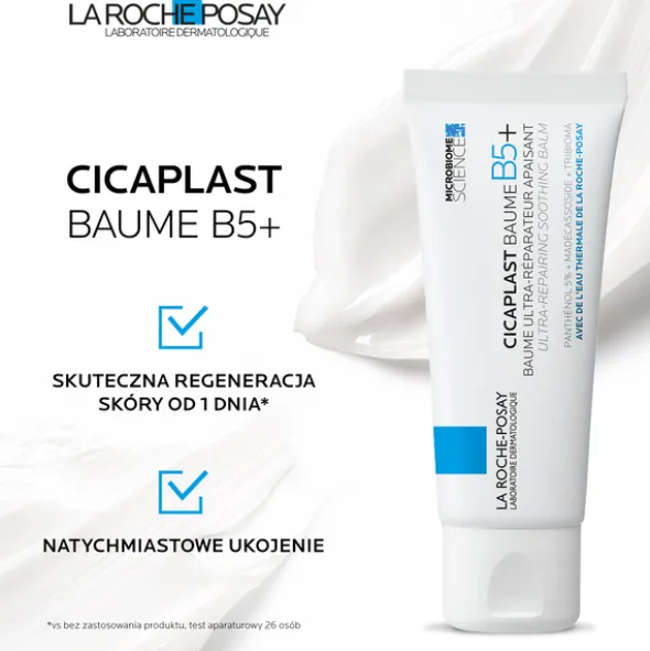 Zestaw La Roche Posay, Effaclar Duo+ M, krem o potrójnym działaniu przeciw niedoskonałościom, 40 ml + Cicaplast Baume B5+, balsam kojący do twarzy i ciała, 40 ml