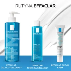 Zestaw La Roche Posay, Effaclar Duo+ M, krem o potrójnym działaniu przeciw niedoskonałościom, 40 ml + Cicaplast Baume B5+, balsam kojący do twarzy i ciała, 40 ml