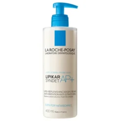 Zestaw La Roche Posay Lipikar, Syndet AP+, krem myjący uzupełniający poziom lipidów, przeciw podrażnieniom skóry, 400 ml + Baume AP+Max, balsam o potrójnym działaniu, 400 ml