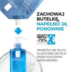 Zestaw La Roche-Posay, Lipikar Gel Lavant, żel myjący, 400 ml + opakowanie uzupełniające refill, 400 ml