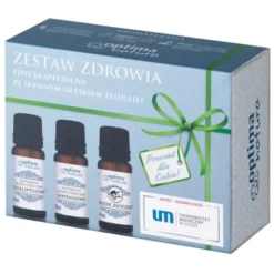 Zestaw Optima Natura Zdrowie, olejek Złodziei®, 10 ml + olejek lawendowy, 10 ml + olejek eukaliptusowy, 10 ml