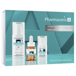 Zestaw Pharmaceris A, Vita-Sensilium, lekki krem głęboko nawilżający, SPF 30, 50 ml + Sensilix, regenerujący duo koncentrat vit.A&E w 30% skwalanie, 30 ml + Opti-Sensilium, regenerujący krem przeciwzmarszczkowy pod oczy, 15 ml