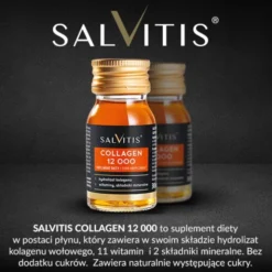 Zestaw Salvitis Collagen, kolagen do picia, płyn, 30 ml x 30 szt.