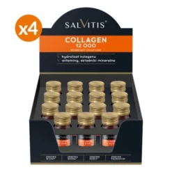 Zestaw Salvitis Collagen, kolagen do picia, płyn, 30 ml x 60 szt.