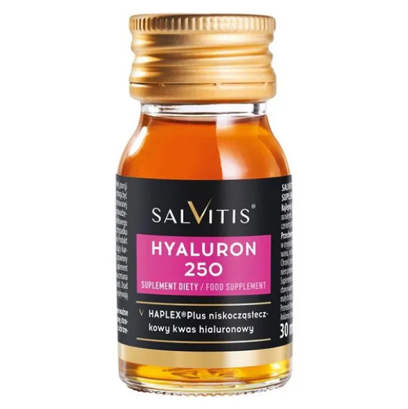 Zestaw Salvitis Hyaluron 250, 30 ml x 30 szt. + Salvitis Collagen 12000, 30 ml x 30 szt.