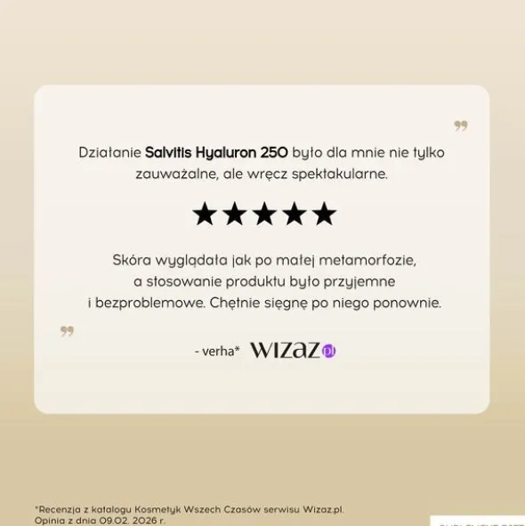 Zestaw Salvitis Hyaluron 250, 30 ml x 30 szt. + Salvitis Collagen 12000, 30 ml x 30 szt.