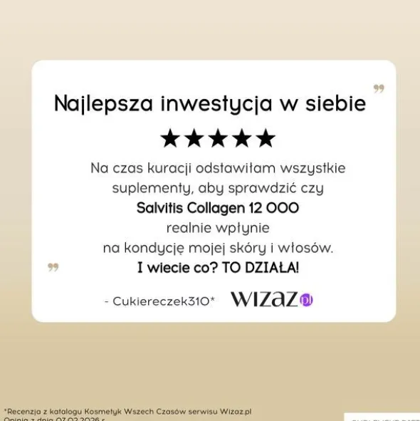 Zestaw Salvitis Hyaluron 250, 30 ml x 30 szt. + Salvitis Collagen 12000, 30 ml x 30 szt.