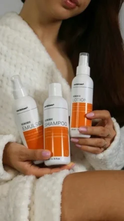 Zestaw Seborh, szampon, 200 ml + emulsja do skóry głowy, 200 ml + płyn do skóry głowy, 150 ml