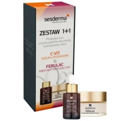 Zestaw Sesderma, Ferulac, krem do twarzy, 50 ml + C-Vit, serum liposomowe, 30 ml