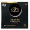 Zestaw Skyn Unknown Pleasures, nielateksowe prezerwatywy, 42 szt.