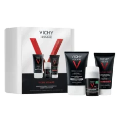 Zestaw Vichy Homme, Sensi Baume, balsam po goleniu, 70 ml + Structure Force, krem, 50 ml + Extreme Control, Antyperspirant w kulce 72h, 50 ml