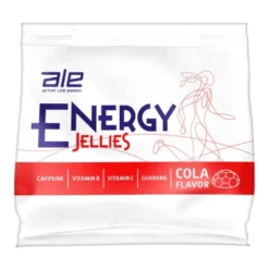 Zestaw 4x ALE Energy Jellies, żelki o smaku coli z kofeiną i guaraną, 50 g