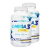 Zestaw 2x Allnutrition Omega 3 Strong, kapsułki, 90 szt.