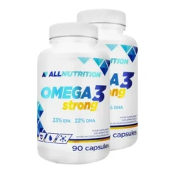 Zestaw 2x Allnutrition Omega 3 Strong, kapsułki, 90 szt.