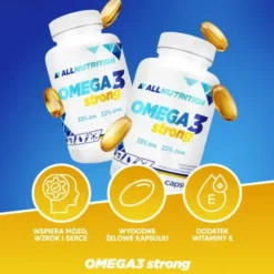 Zestaw 2x Allnutrition Omega 3 Strong, kapsułki, 90 szt.