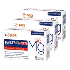 Zestaw 3 x DOZ Product Magnez + B6 Forte