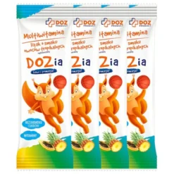 Zestaw 4 x DOZ Product Multiwitamina, lizak o smaku owoców tropikalnych