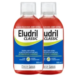 Zestaw 2 x 500 ml, Eludril Classic, płyn do płukania jamy ustnej