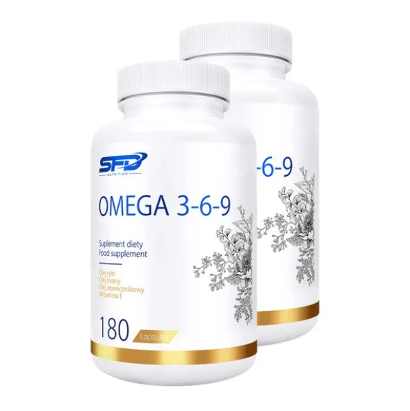 Zestaw 2x SFD Omega 3-6-9, kapsułka, 180 szt.