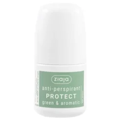 Ziaja Anit-perspirant Protect, antyperspirant roll-on, Green&Aromatic, 60 ml
