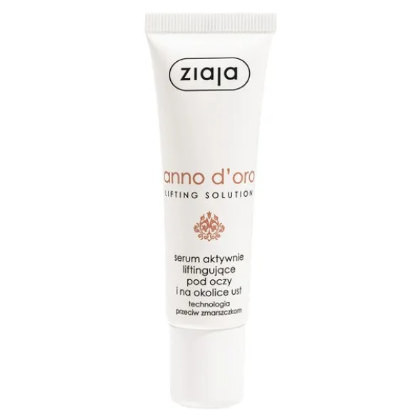 Ziaja Anno D`oro, serum aktywnie liftingujące pod oczy i na okolice ust, 30 ml