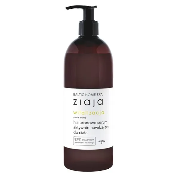 Ziaja Baltic Home SPA, Witalizacja, hialuronowe serum aktywnie nawilżające do ciała, 400 ml