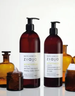 Ziaja Baltic Home SPA, Witalizacja, hialuronowe serum aktywnie nawilżające do ciała, 400 ml