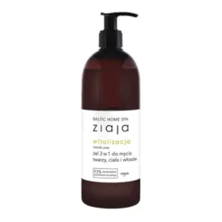 Ziaja Baltic Home SPA Witalizacja, żel 3 w 1 do mycia twarzy, ciała i włosów, 500 ml