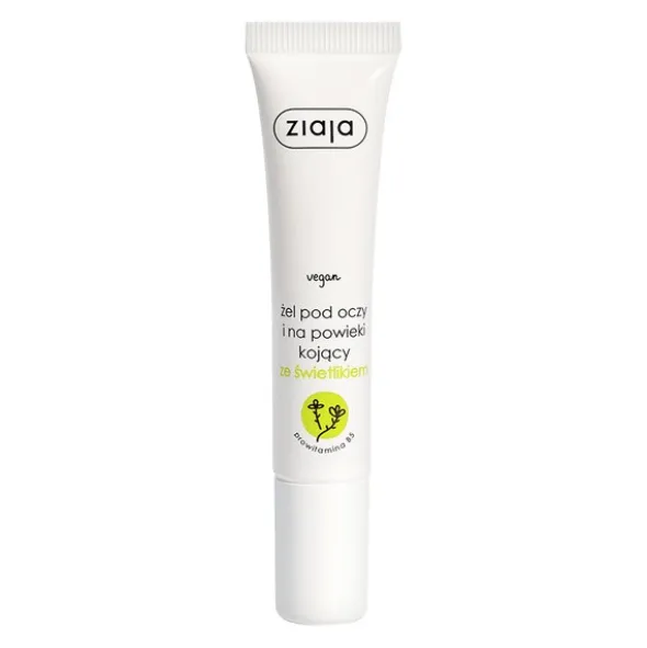 Ziaja, żel pod oczy i na powieki, kojący ze świetlikiem, 15 ml