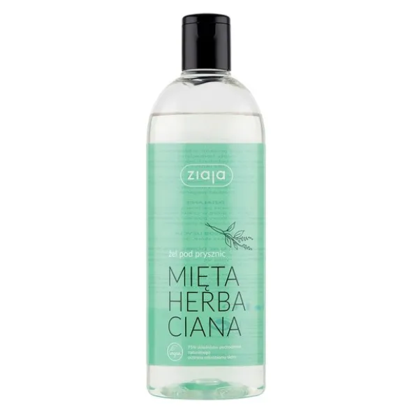 Ziaja, żel pod prysznic, mięta herbaciana, 500 ml